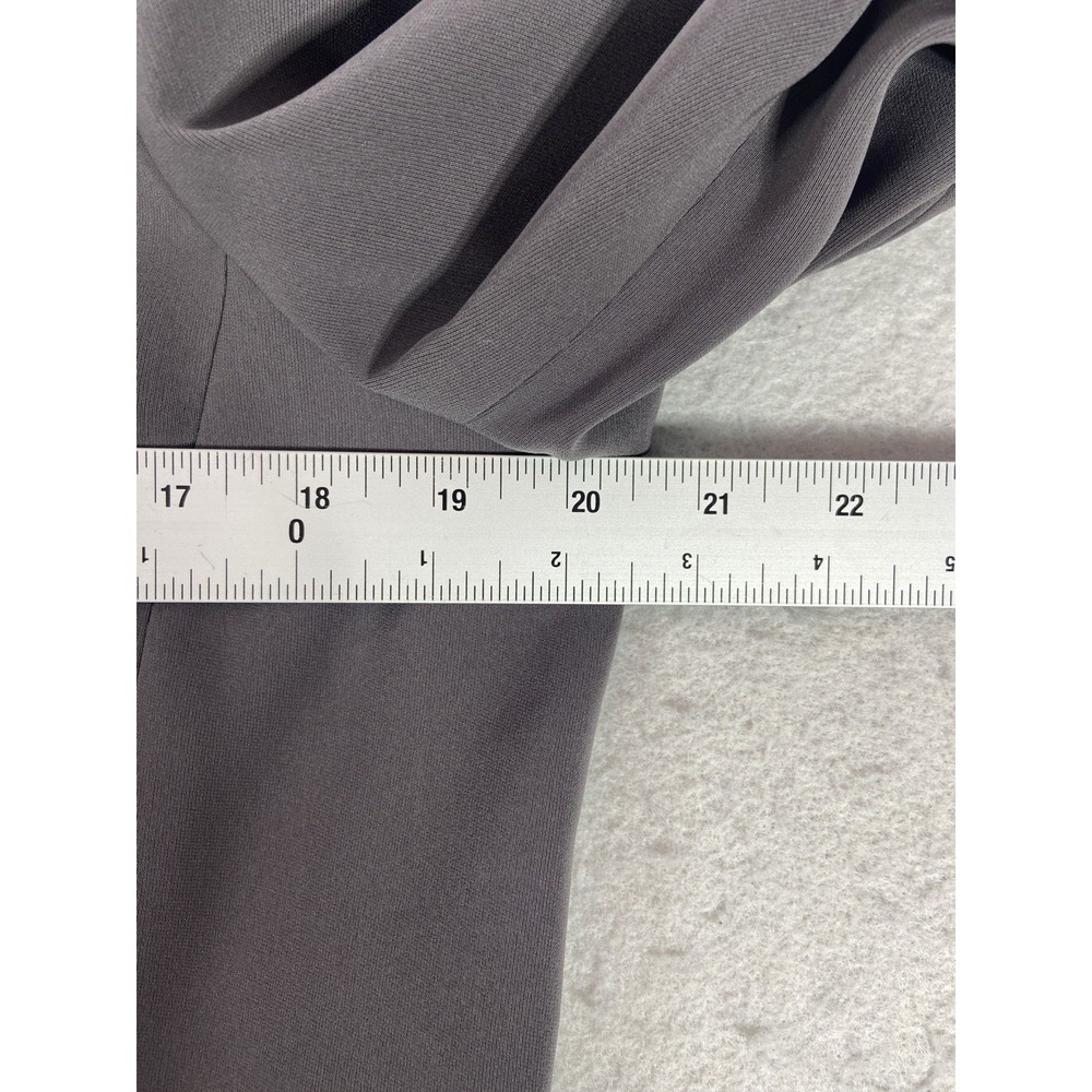 Kasper 2PC Pant Suit Women's 12 Gray Blazer Buttons Long Sleeve Fieldstone New - Picture 9 of 14